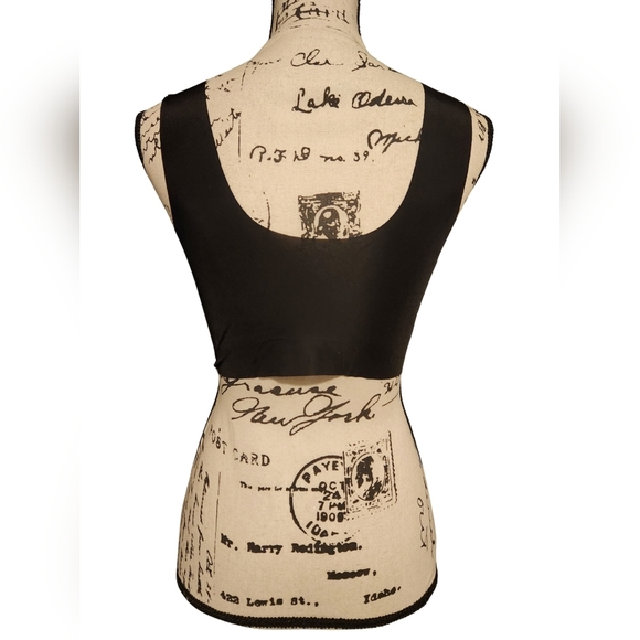 Senobra Black and Gold Leaf Bra - Picture 6 of 7